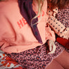 Short Skirt Pink with Animal Print