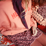 Short Skirt Pink with Animal Print