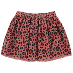 Short Skirt Pink with Animal Print