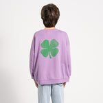 Sweatshirt Mauve with Lucky Luke Print