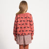 Sweatshirt Old Pink with Black Horses