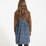 Terry Cotton Sweatshirt Brown with Animal Print