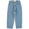 Jeans Unisex Trousers Washed Navy Denim