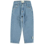Jeans Unisex Trousers Washed Navy Denim