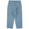 Jeans Unisex Trousers Washed Navy Denim