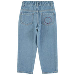 Jeans Unisex Trousers Washed Navy Denim