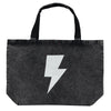 XL Bag Faded Black with Rock & Roll Print 50 x 70 cm
