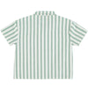 Hemd White / Large Green Stripes