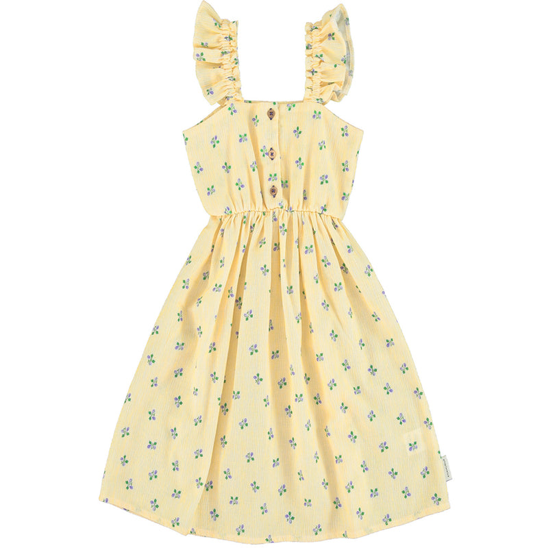Kleid Yellow Stripes / Little Flowers