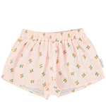 Shorts Light Pink Stripes / Little Flowers