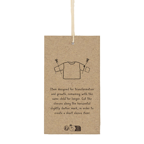 Langarmshirt recycelte & Bio-Baumwolle