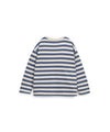 Streifen Langarmshirt recycelte & Bio-Baumwolle