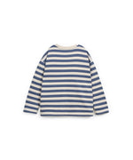 Streifen Langarmshirt recycelte & Bio-Baumwolle