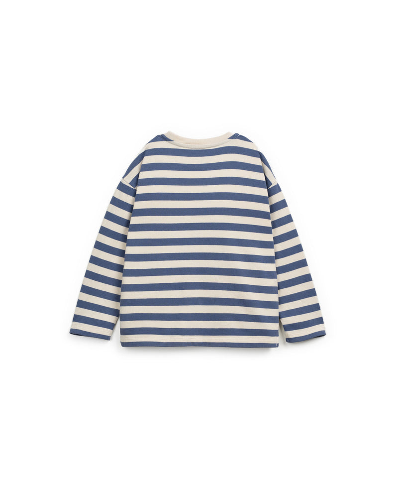 Streifen Langarmshirt recycelte & Bio-Baumwolle