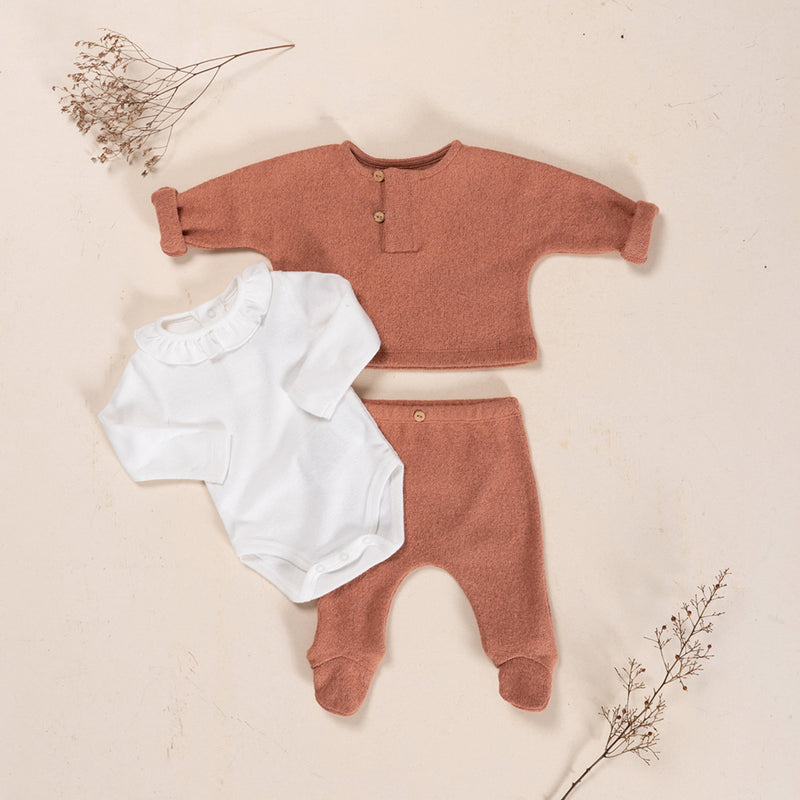 Baby-Set aus recycelten Fasern