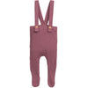 Baby Leggings mit Füssen und Hosenträgern Bio-Baumwolle
