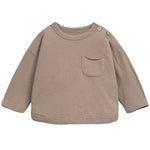 Langarmshirt recycelte & Bio-Baumwolle