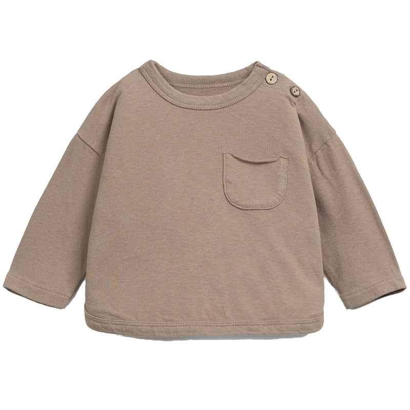 Langarmshirt recycelte & Bio-Baumwolle