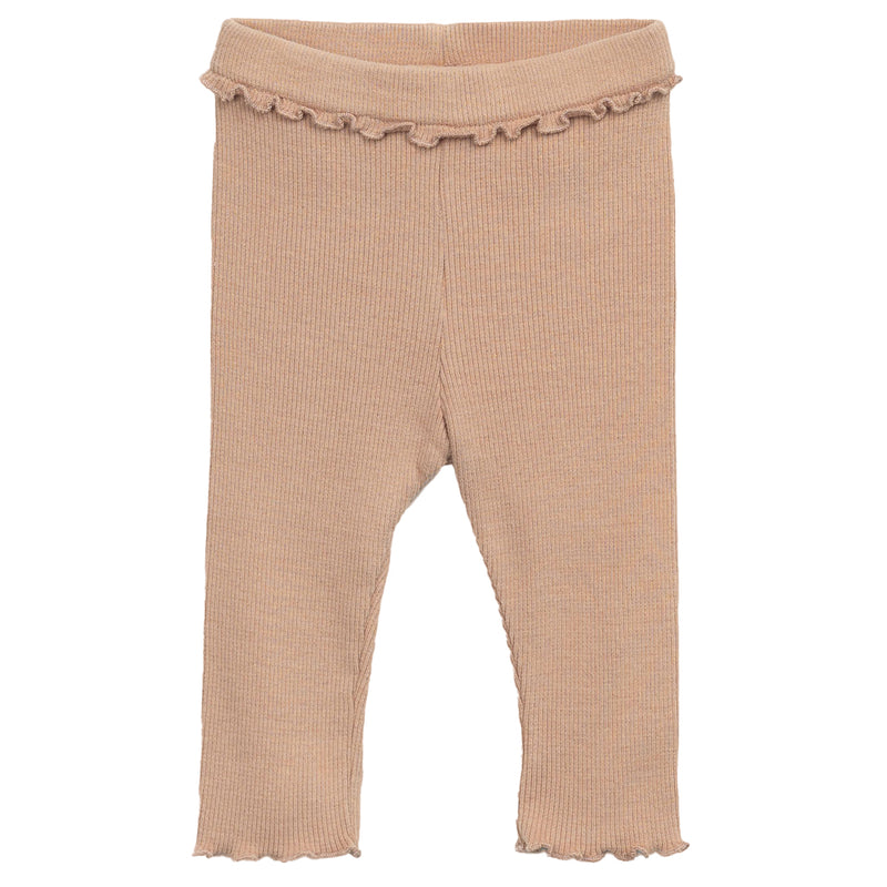 Ripp-Leggings Bio-Baumwolle
