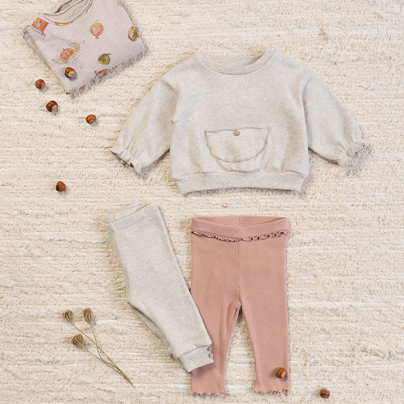 Ripp-Leggings Bio-Baumwolle
