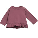 Langarmshirt recycelte & Bio-Baumwolle
