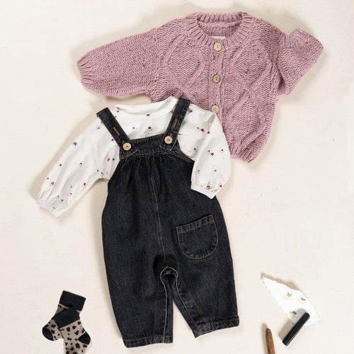 Langarmshirt recycelte & Bio-Baumwolle