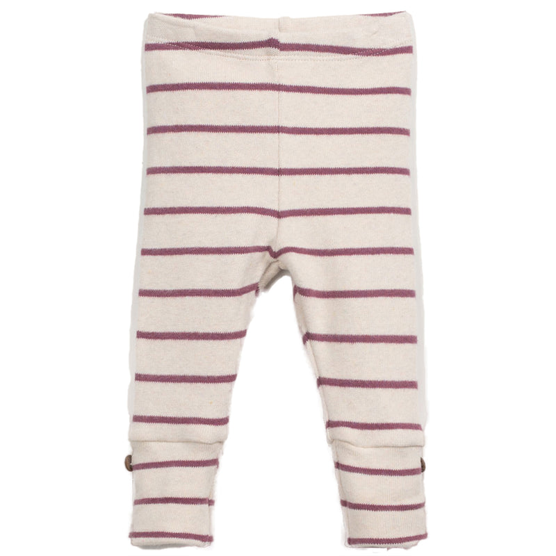 Streifen-Leggings recycelten Fasern