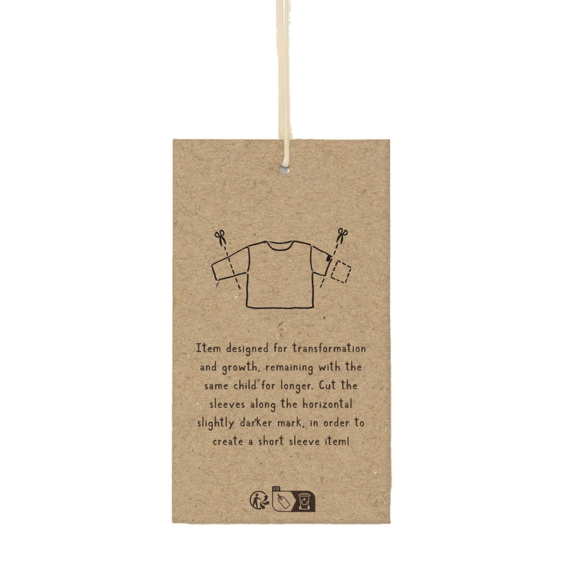 Langarmshirt recycelte & Bio-Baumwolle