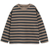 Streifen Langarmshirt recycelte & Bio-Baumwolle