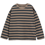 Streifen Langarmshirt recycelte & Bio-Baumwolle