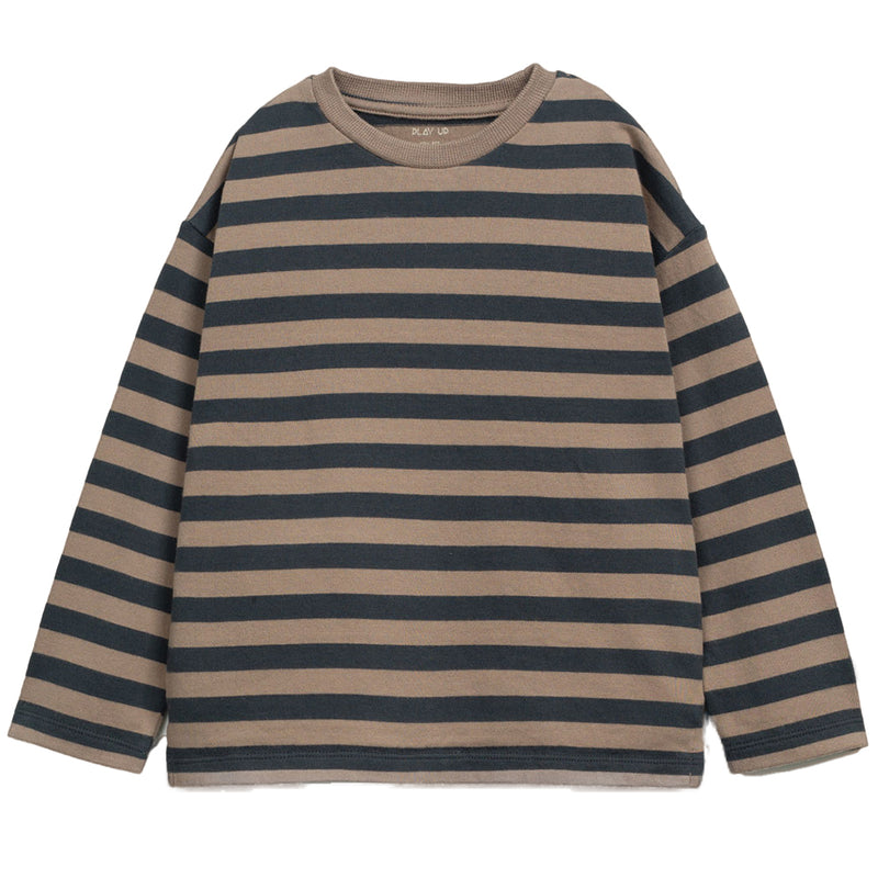 Streifen Langarmshirt recycelte & Bio-Baumwolle