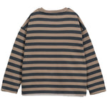 Streifen Langarmshirt recycelte & Bio-Baumwolle