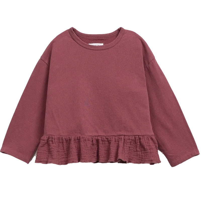 Langarmshirt recycelte & Bio-Baumwolle