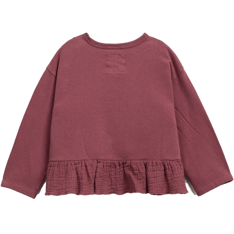 Langarmshirt recycelte & Bio-Baumwolle