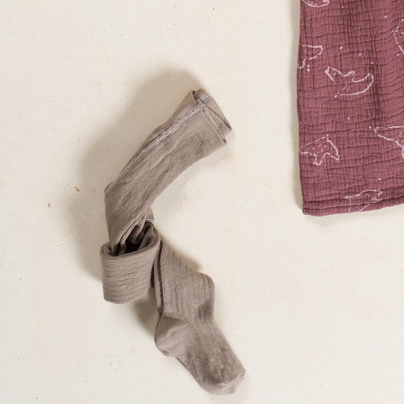 Ripp-Strumpfhose Bio-Baumwolle