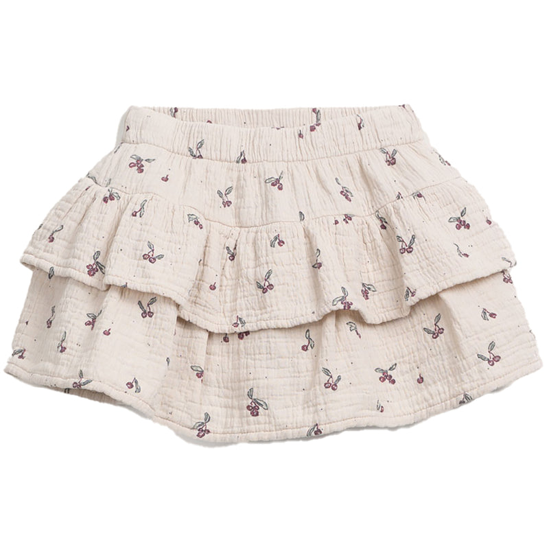 Rock integriert mit Shorts aus Baumwolle