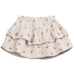 Rock integriert mit Shorts aus Baumwolle