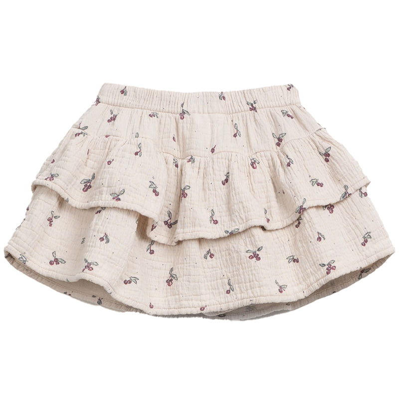 Rock integriert mit Shorts aus Baumwolle