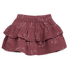 Rock integriert mit Shorts aus Baumwolle