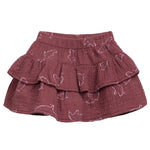 Rock integriert mit Shorts aus Baumwolle