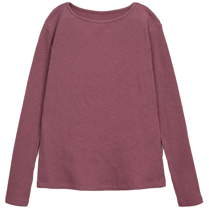 Adult Ripp-Langarmshirt Bio-Baumwolle