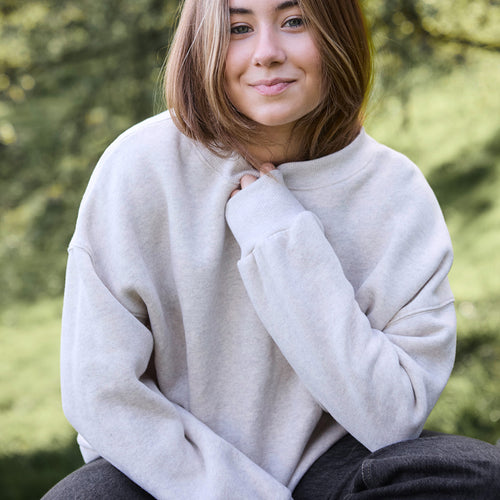 Adult Sweatshirt recycelte Fasern