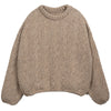 Adult Strickpullover recycelte Fasern