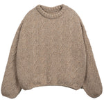 Adult Strickpullover recycelte Fasern