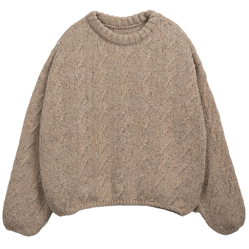 Adult Strickpullover recycelte Fasern