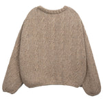 Adult Strickpullover recycelte Fasern