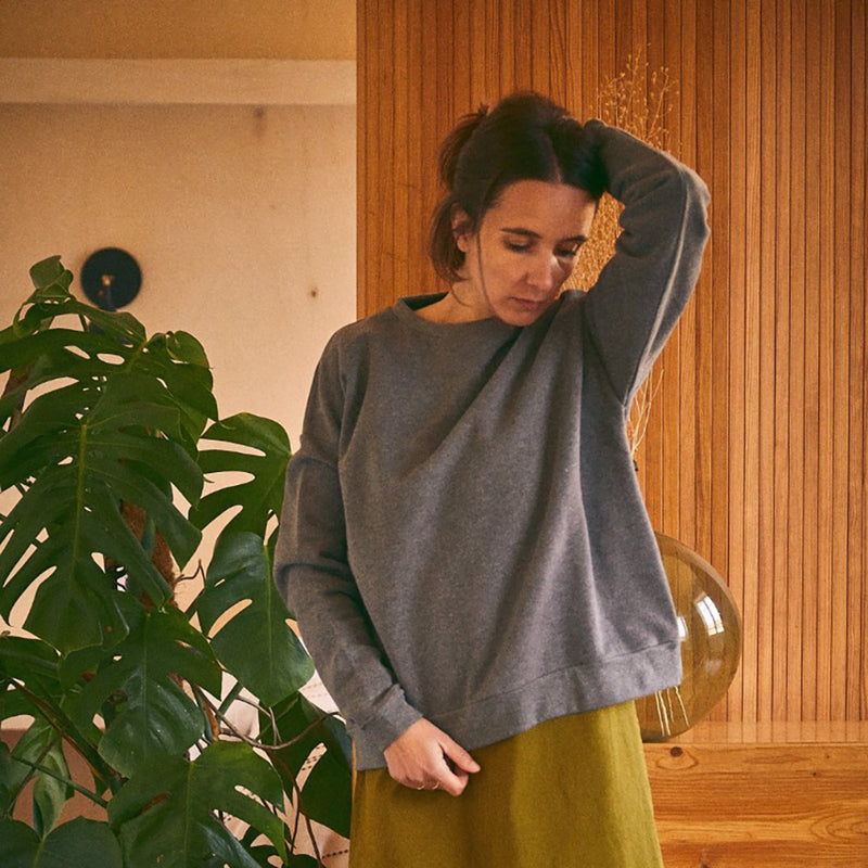Adult Sweatshirt Acentra Gris Atracite