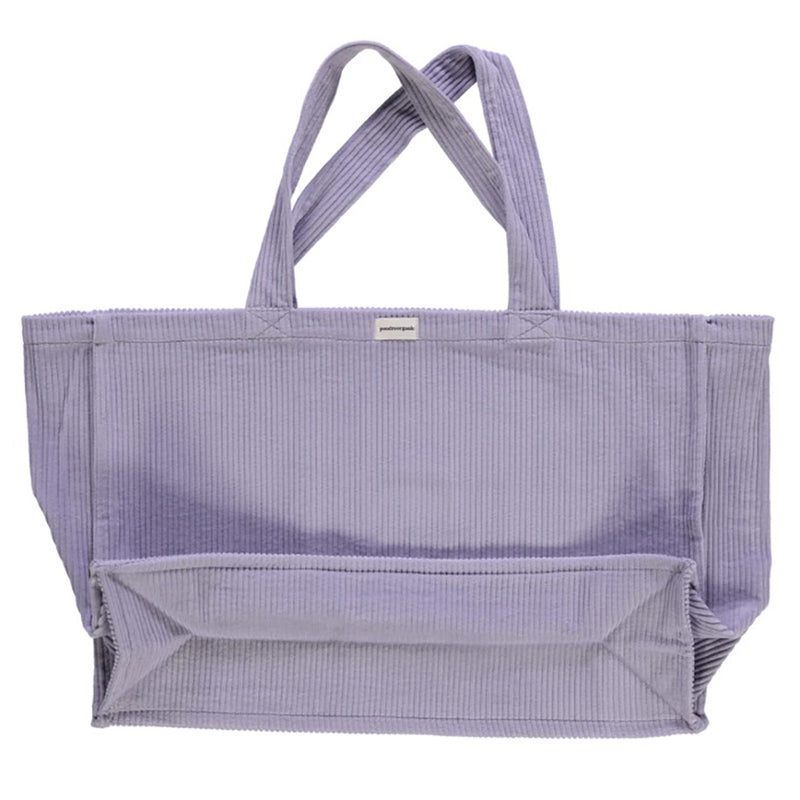Grosse Cord-Tragetasche / Big Tote Bag Vigne Lavender Gray