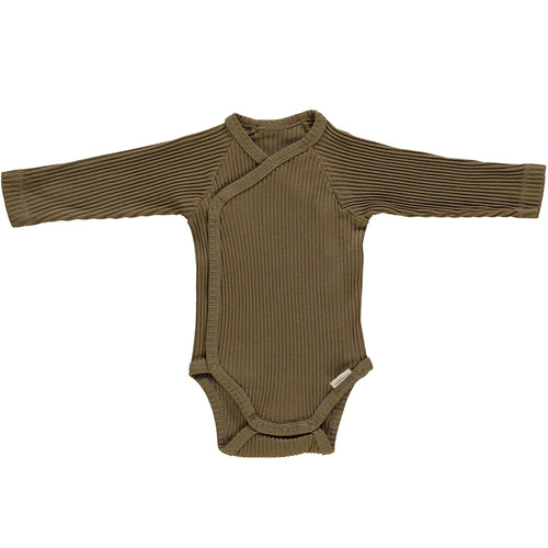 Ripp-Wickelbody Lierre Dull Gold