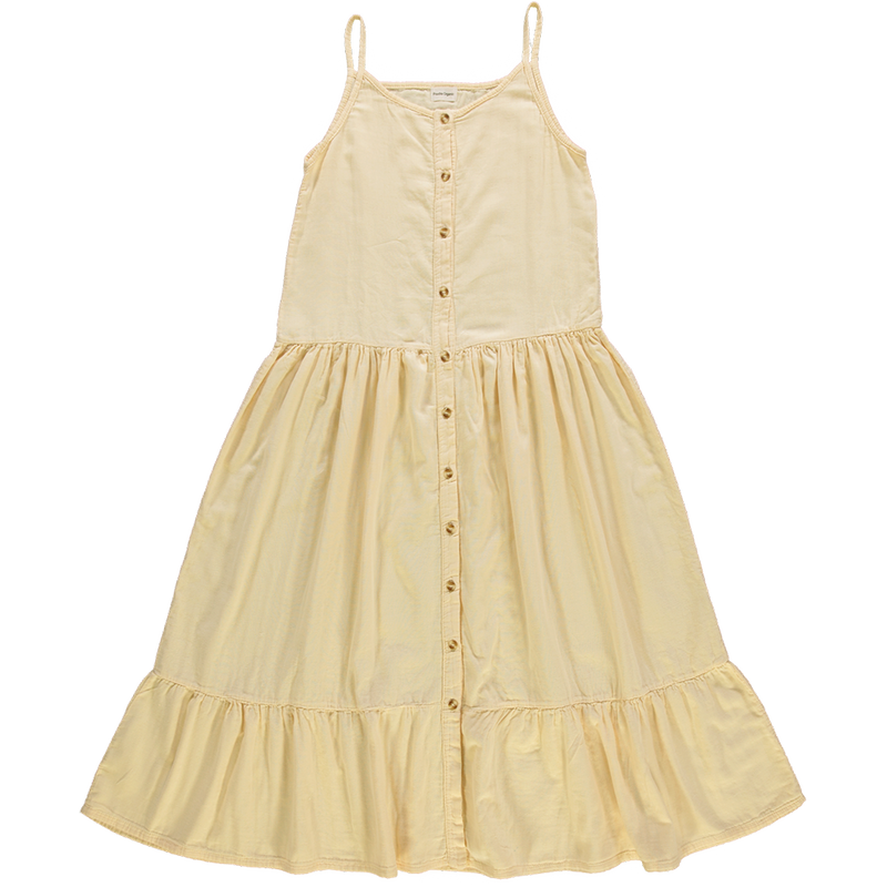 Adult Musselin-Trägerkleid Double Cream